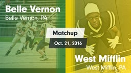 Matchup: Belle Vernon vs. West Mifflin  2016