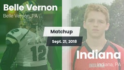 Matchup: Belle Vernon vs. Indiana  2018