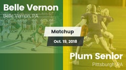 Matchup: Belle Vernon vs. Plum Senior  2018