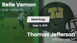 Matchup: Belle Vernon vs. Thomas Jefferson  2019