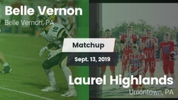Matchup: Belle Vernon vs. Laurel Highlands  2019