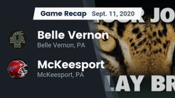 Recap: Belle Vernon  vs. McKeesport  2020