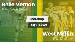 Matchup: Belle Vernon vs. West Mifflin  2020