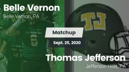 Matchup: Belle Vernon vs. Thomas Jefferson  2020