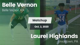 Matchup: Belle Vernon vs. Laurel Highlands  2020