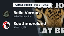 Recap: Belle Vernon  vs. Southmoreland  2022