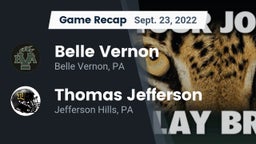 Recap: Belle Vernon  vs. Thomas Jefferson  2022