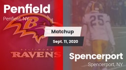 Matchup: Penfield vs. Spencerport  2020