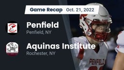 Recap: Penfield  vs. Aquinas Institute  2022