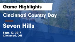 Cincinnati Country Day  vs Seven Hills Game Highlights - Sept. 12, 2019