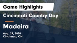 Cincinnati Country Day  vs Madeira Game Highlights - Aug. 29, 2020