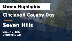 Cincinnati Country Day  vs Seven Hills  Game Highlights - Sept. 15, 2020