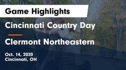 Cincinnati Country Day  vs Clermont Northeastern Game Highlights - Oct. 14, 2020