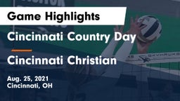 Cincinnati Country Day  vs Cincinnati Christian  Game Highlights - Aug. 25, 2021