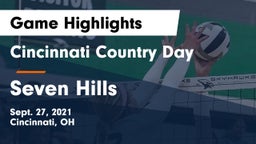 Cincinnati Country Day  vs Seven Hills  Game Highlights - Sept. 27, 2021