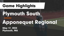 Plymouth South  vs Apponequet Regional  Game Highlights - May 17, 2024