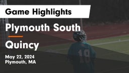 Plymouth South  vs Quincy  Game Highlights - May 22, 2024