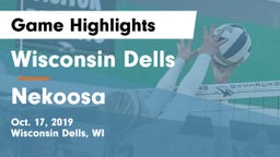 Wisconsin Dells  vs Nekoosa Game Highlights - Oct. 17, 2019