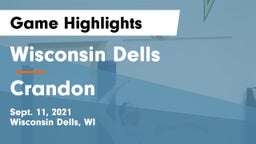 Wisconsin Dells  vs Crandon  Game Highlights - Sept. 11, 2021