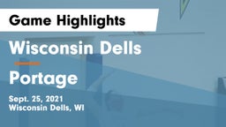 Wisconsin Dells  vs Portage  Game Highlights - Sept. 25, 2021