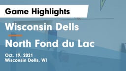 Wisconsin Dells  vs North Fond du Lac  Game Highlights - Oct. 19, 2021