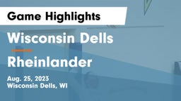 Wisconsin Dells  vs Rheinlander Game Highlights - Aug. 25, 2023