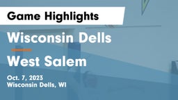 Wisconsin Dells  vs West Salem Game Highlights - Oct. 7, 2023