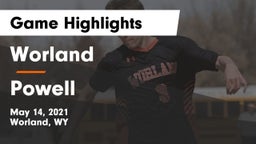 Worland  vs Powell  Game Highlights - May 14, 2021
