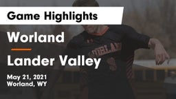 Worland  vs Lander Valley  Game Highlights - May 21, 2021