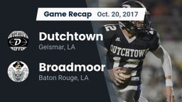 Recap: Dutchtown  vs. Broadmoor  2017