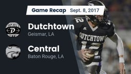 Recap: Dutchtown  vs. Central  2017
