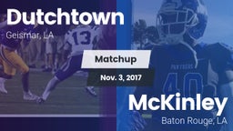 Matchup: Dutchtown vs. McKinley  2017