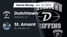 Recap: Dutchtown  vs. St. Amant  2018