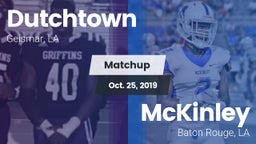 Matchup: Dutchtown vs. McKinley  2019