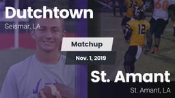 Matchup: Dutchtown vs. St. Amant  2019