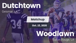 Matchup: Dutchtown vs. Woodlawn  2020