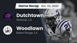 Recap: Dutchtown  vs. Woodlawn  2020