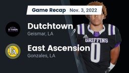 Recap: Dutchtown  vs. East Ascension  2022