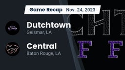 Recap: Dutchtown  vs. Central  2023