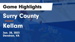 Surry County  vs Kellam  Game Highlights - Jan. 28, 2023