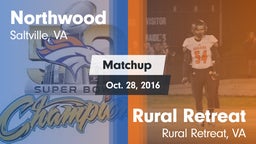Matchup: Northwood vs. Rural Retreat  2016