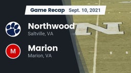 Recap: Northwood  vs. Marion  2021