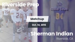 Matchup: Riverside Prep vs. Sherman Indian  2016