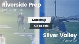 Matchup: Riverside Prep vs. Silver Valley  2016