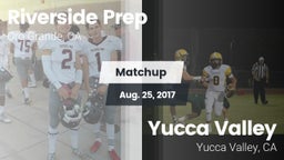 Matchup: Riverside Prep vs. Yucca Valley  2017