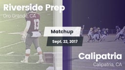 Matchup: Riverside Prep vs. Calipatria  2017