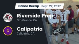 Recap: Riverside Prep  vs. Calipatria  2017