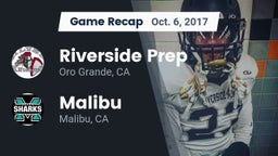 Recap: Riverside Prep  vs. Malibu  2017