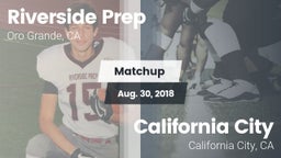 Matchup: Riverside Prep vs. California City  2018