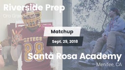 Matchup: Riverside Prep vs. Santa Rosa Academy 2018